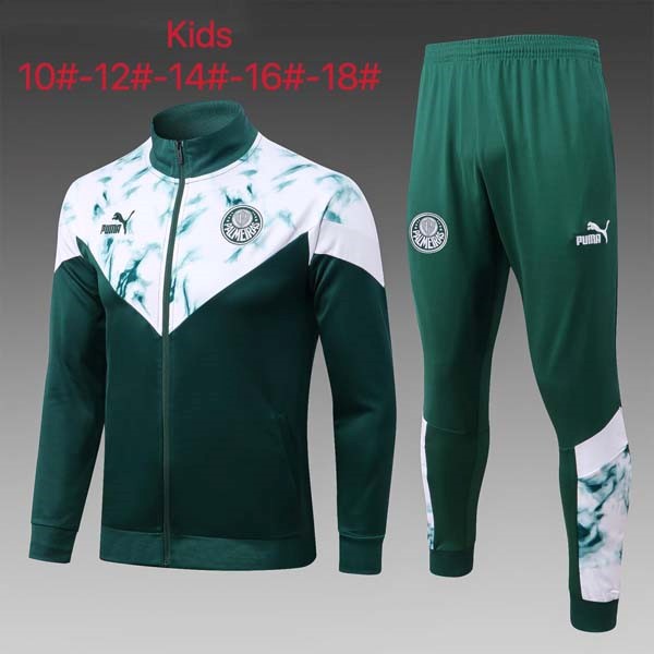 Ninos Chandal Palmeiras 2023/2024 Verde Blanco